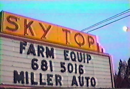 Sky Top Drive-In Theatre - Marquee Side From Darryl Burgess